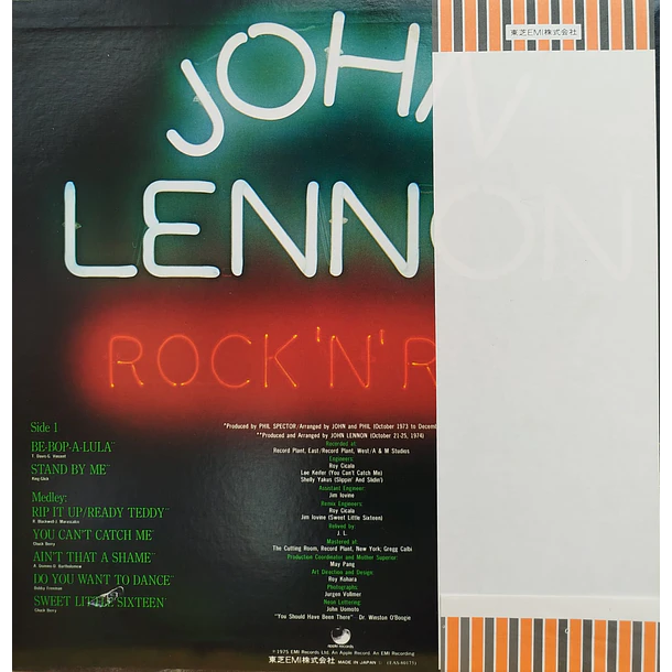 John Lennon - Rock 'N' Roll 2