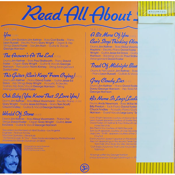 George Harrison - Extra Texture (Read All About It) 2