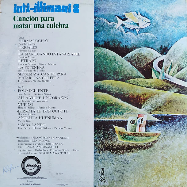 Inti - Illimani - Inti - Illimani 8 Canción Para Matar Una Culebra 2