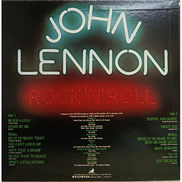 John Lennon - Rock 'N' Roll 2