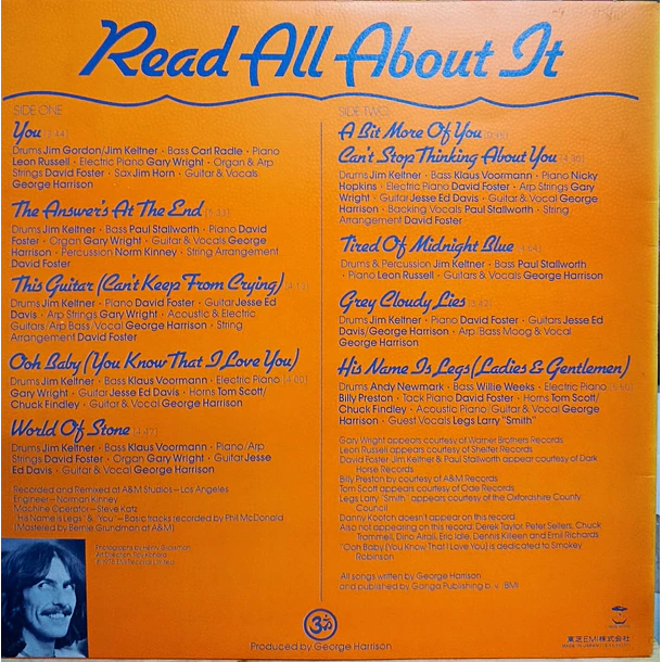 George Harrison - Extra Texture (Read All About It) 2
