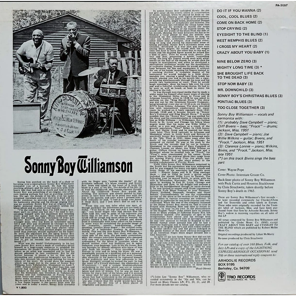 Sonny Boy Williamson - King Biscuit Time  2