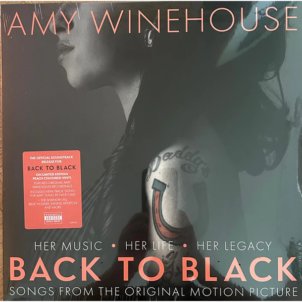 AMMY WINEHOUSE/ vARIOUS - BACK TO BLACK SONGS FROM THE ORIGINAL MOTION PICTURE (COLOUR VINYL)