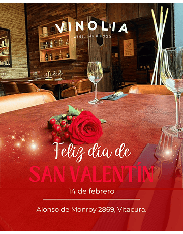 CENA - ESPECIAL SAN VALENTÍN