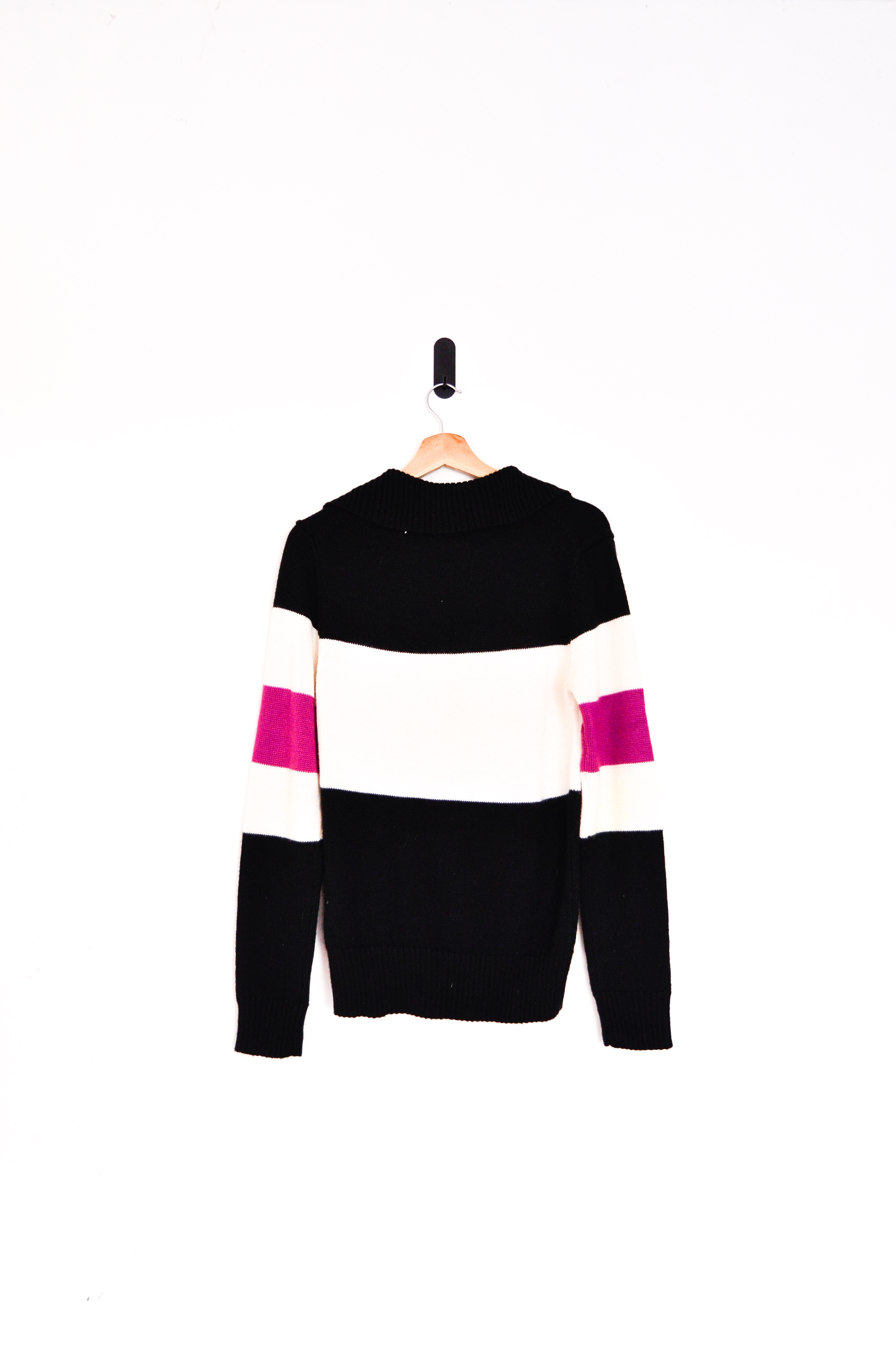 Sweater black & pink