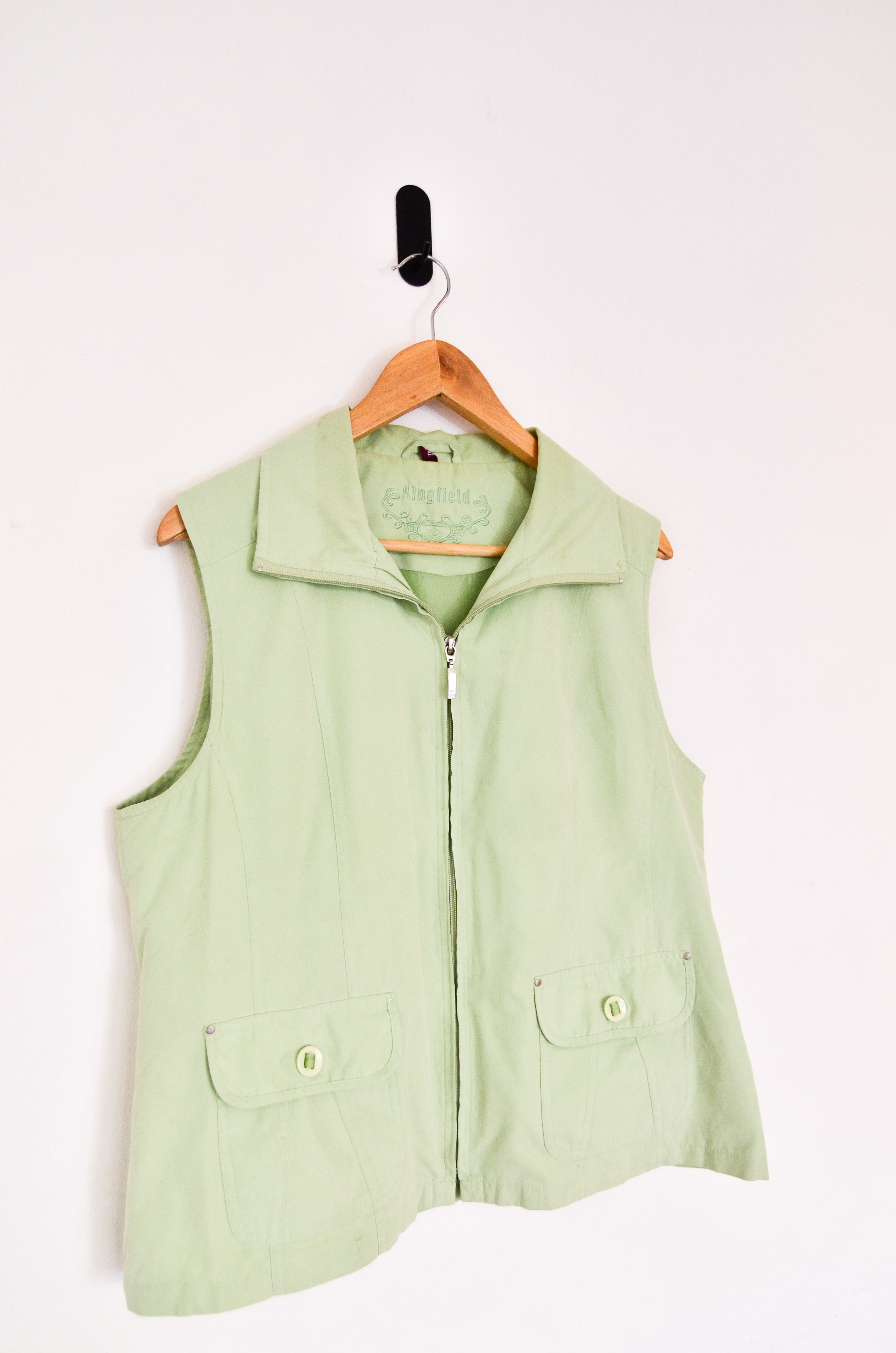 Chaqueta vest pastel green