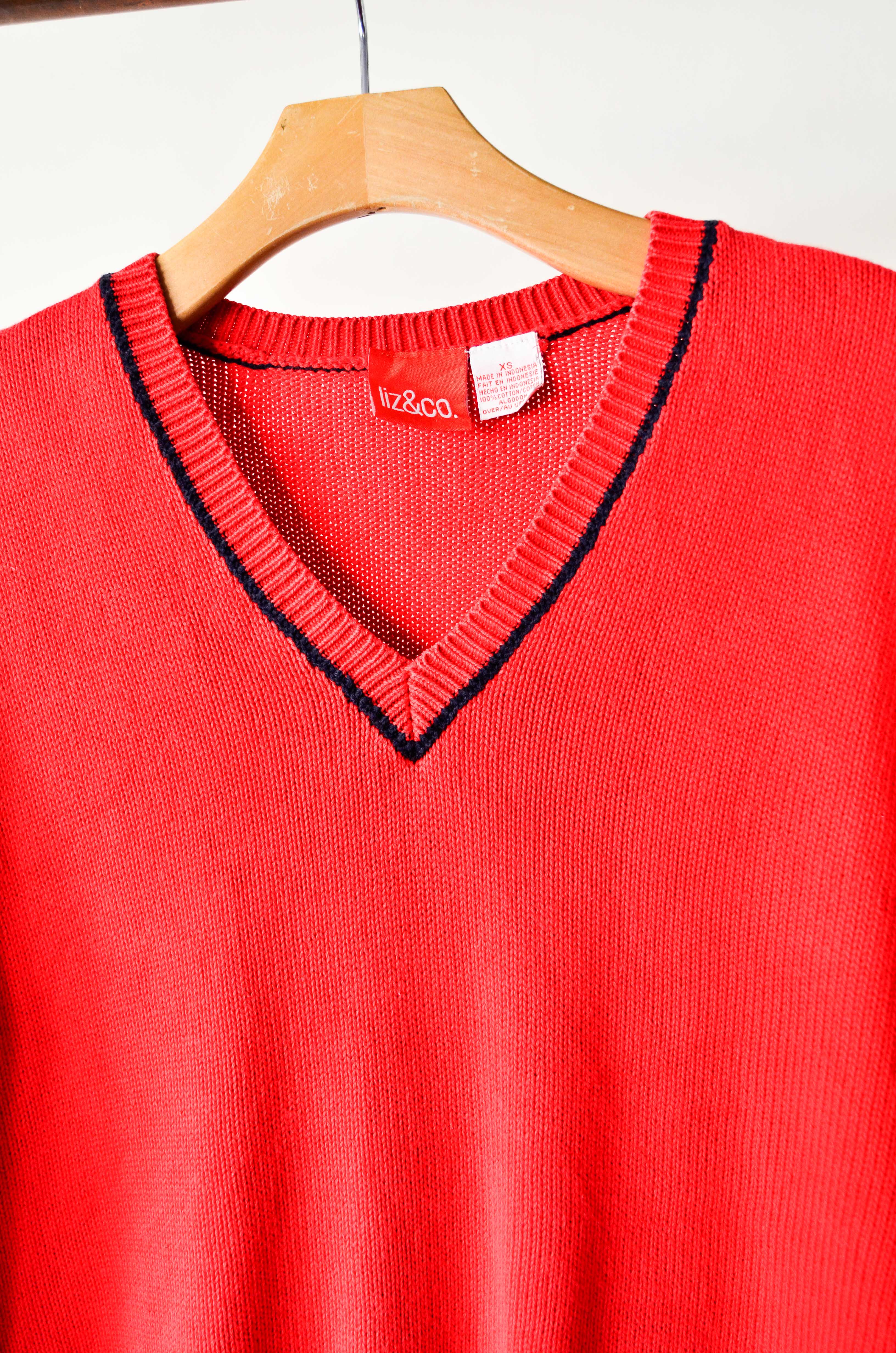 Sweater vintage red