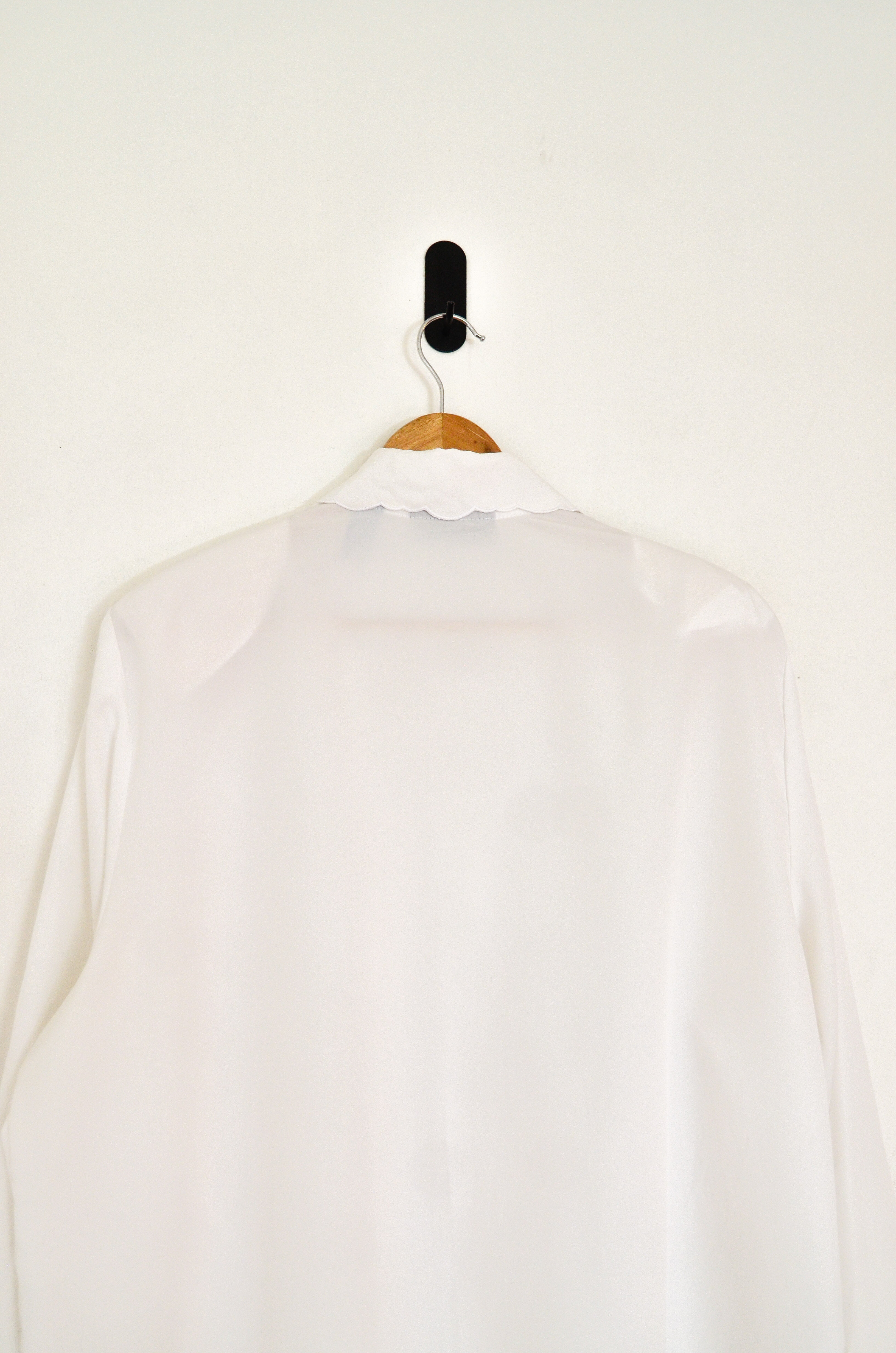 Blusa blanca bordada vintage