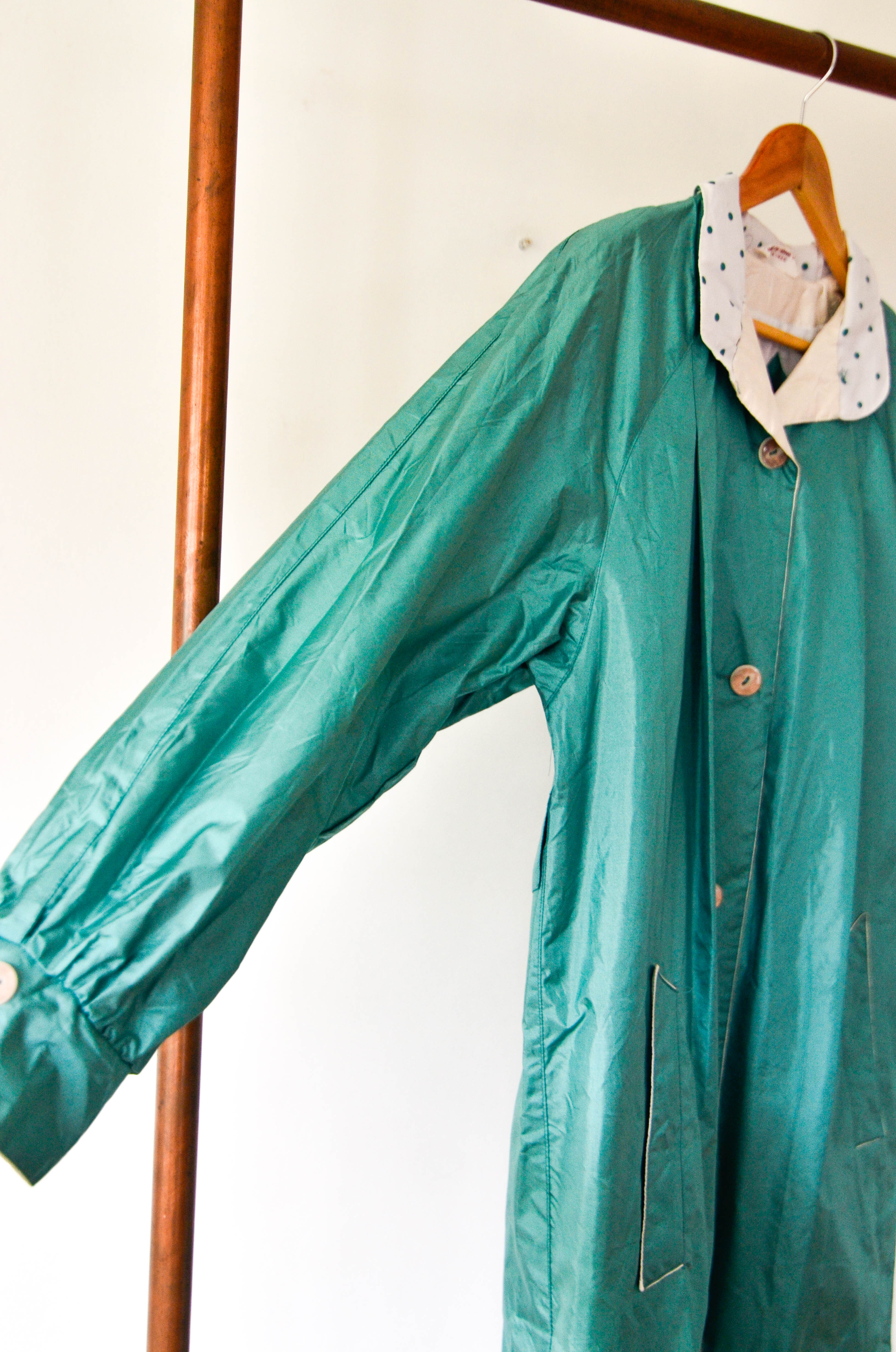 Trench impermeable vintage 80s