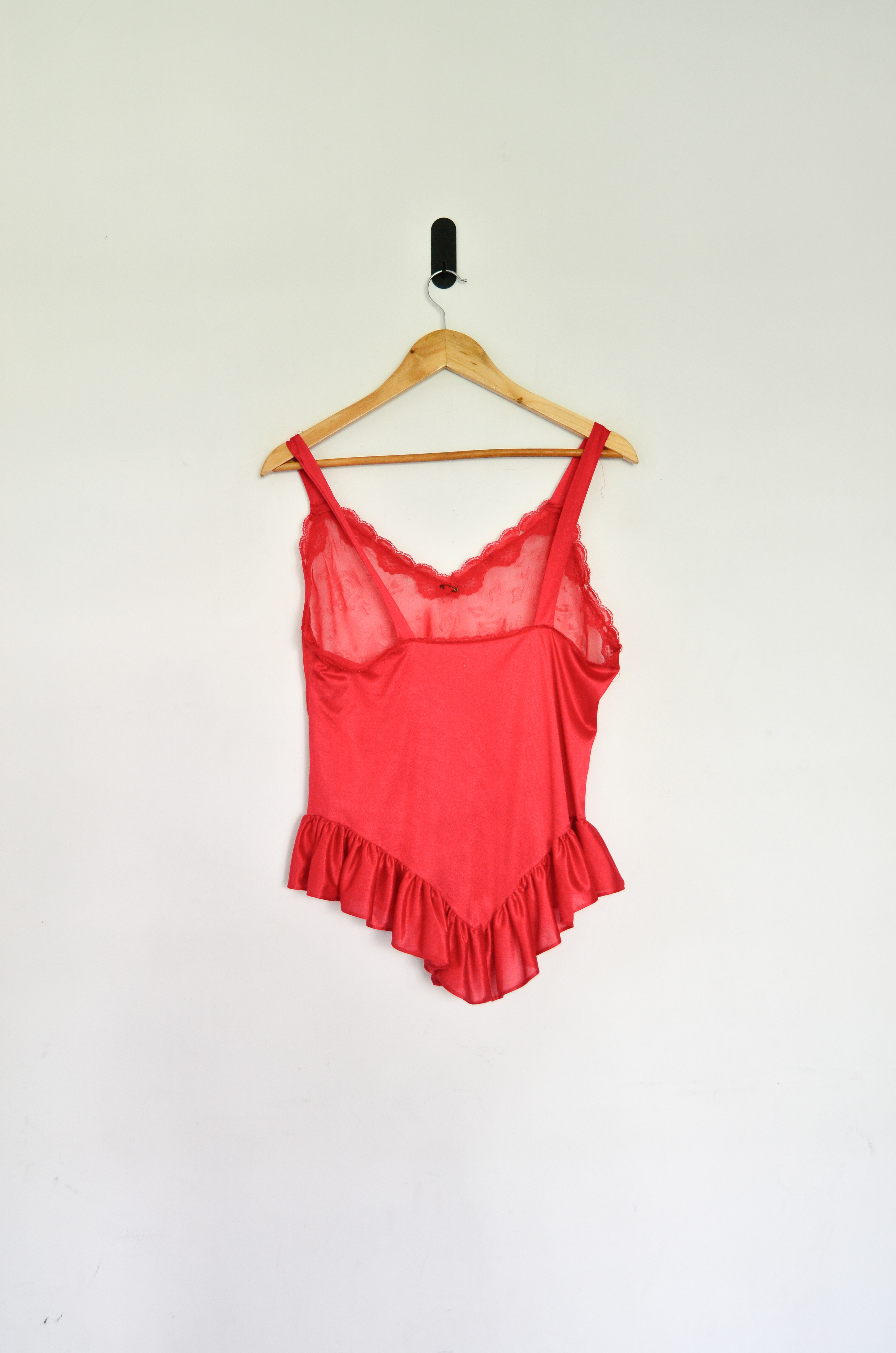 Top lencero 80s red