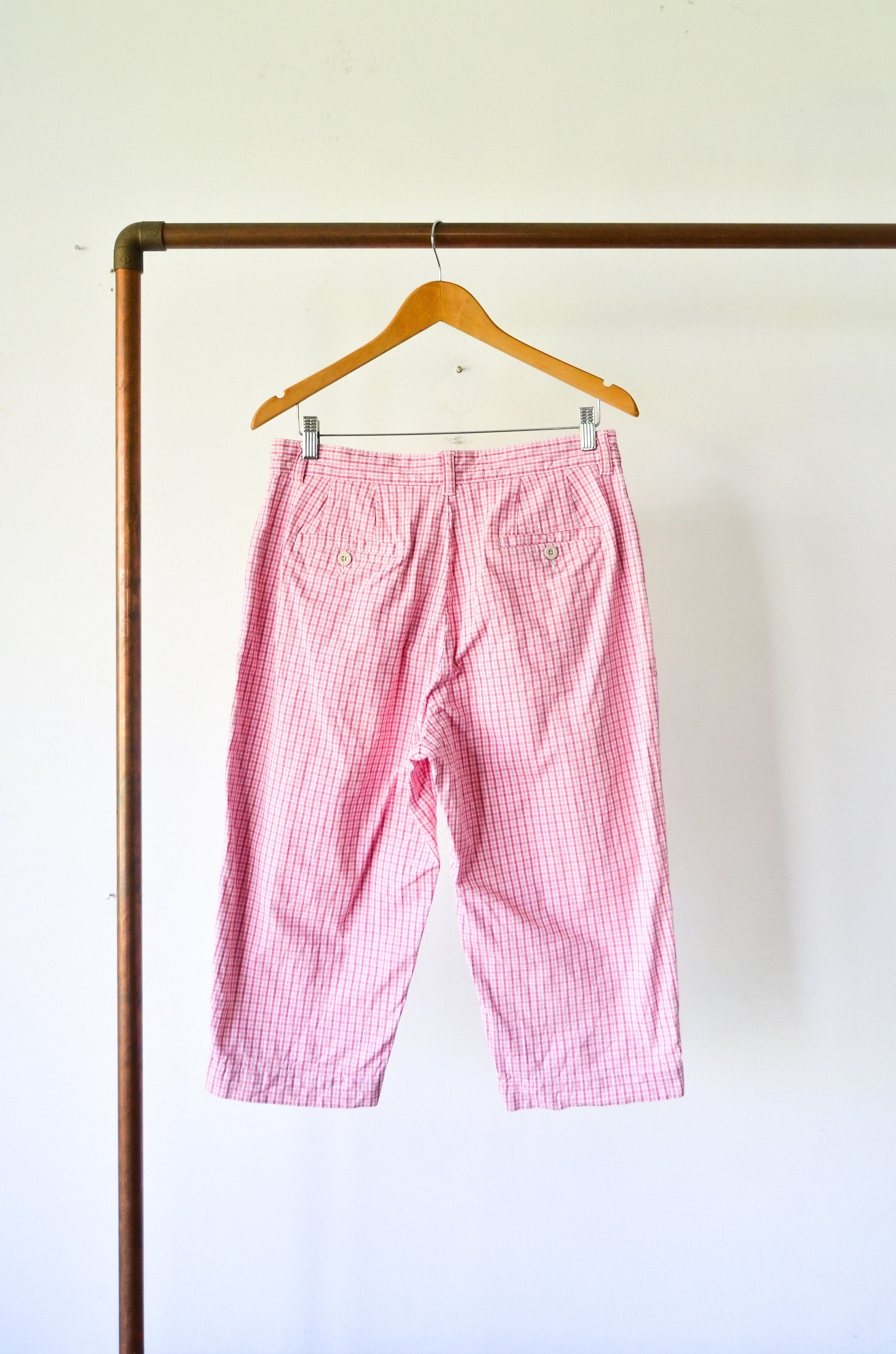 Pantalón gingham pink