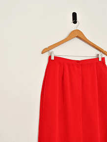Maxi falda roja 90s