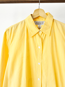 Camisa amarilla pinstripe