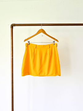 Mini falda power yellow