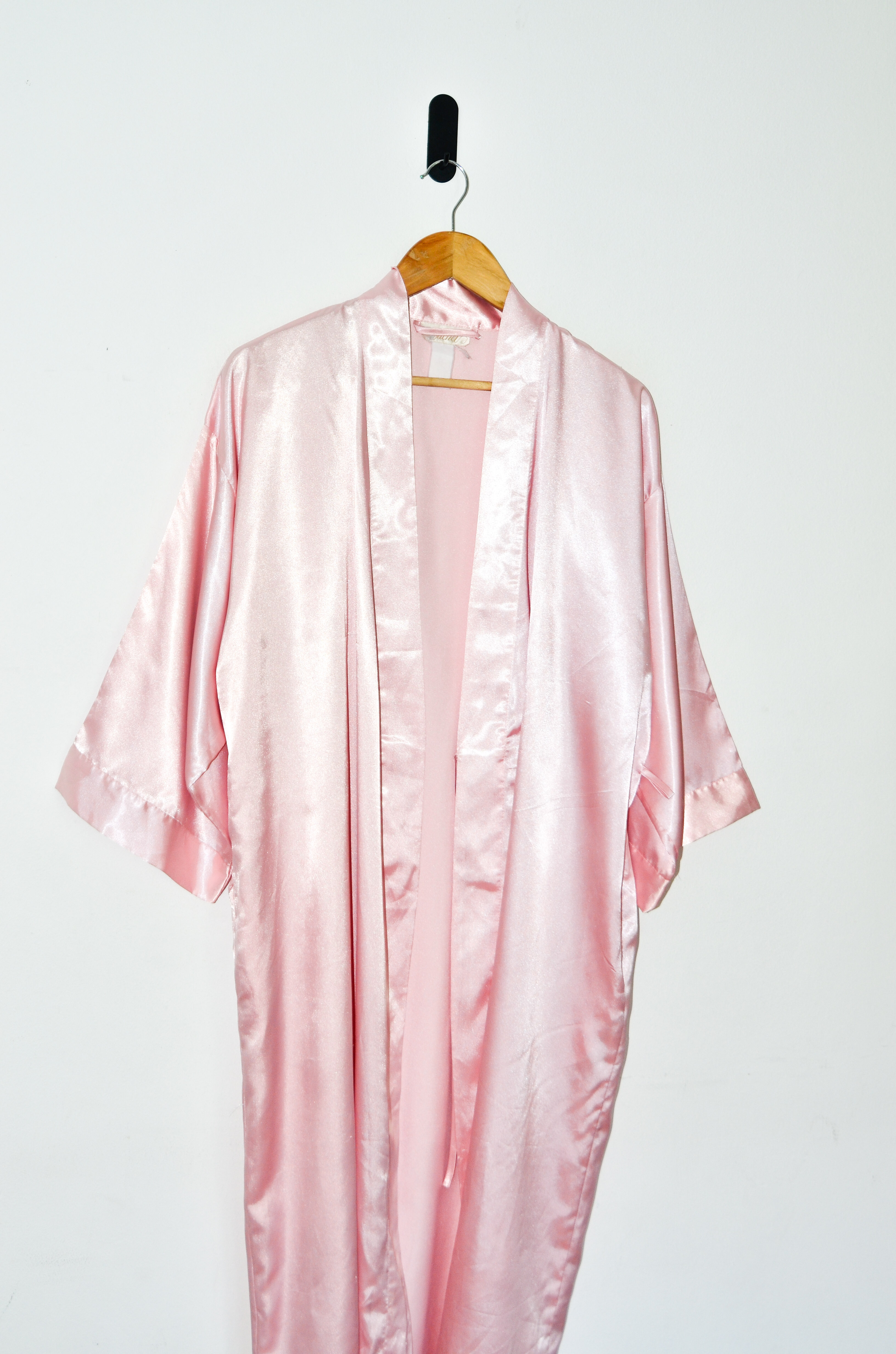 Kimono satín rosa palo