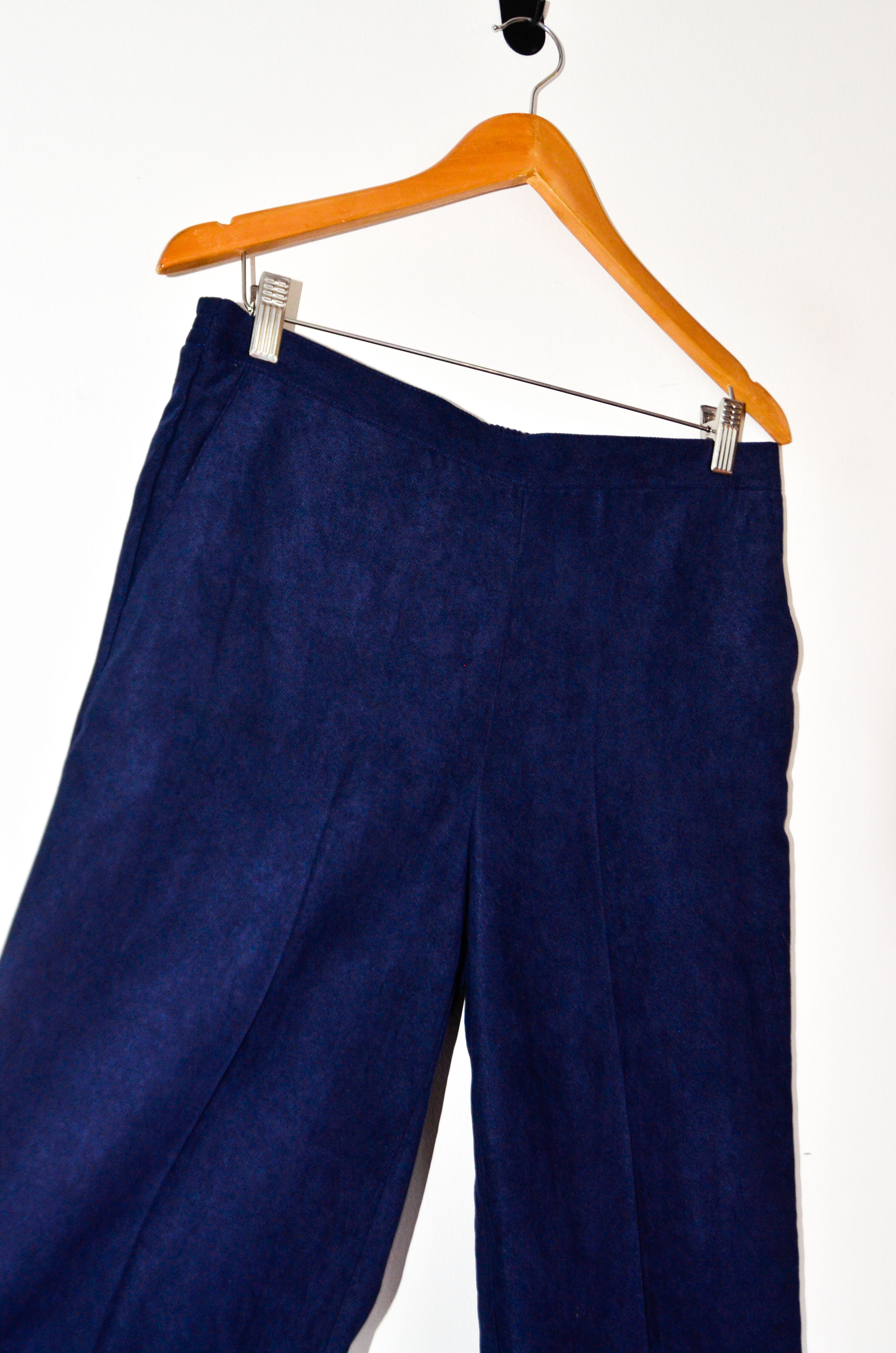 Pantalón tiro alto blue