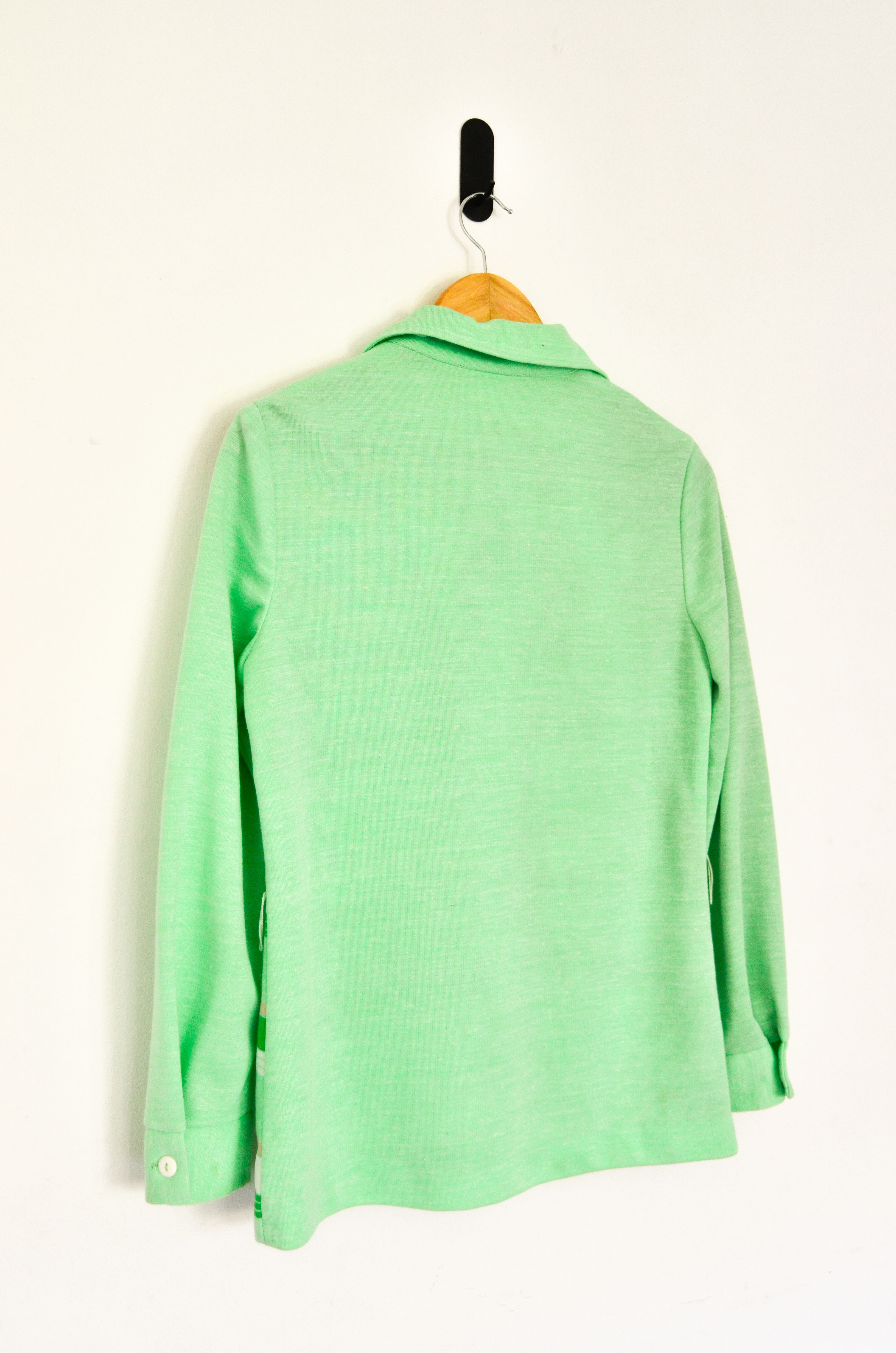 Blusa green 70s rayada
