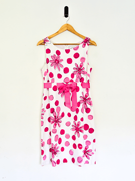 Vestido floral pretty pink