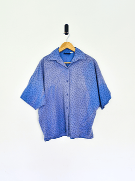 Camisa paisley print 80s