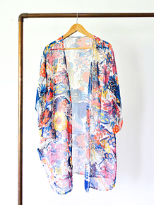 Kimono floral print