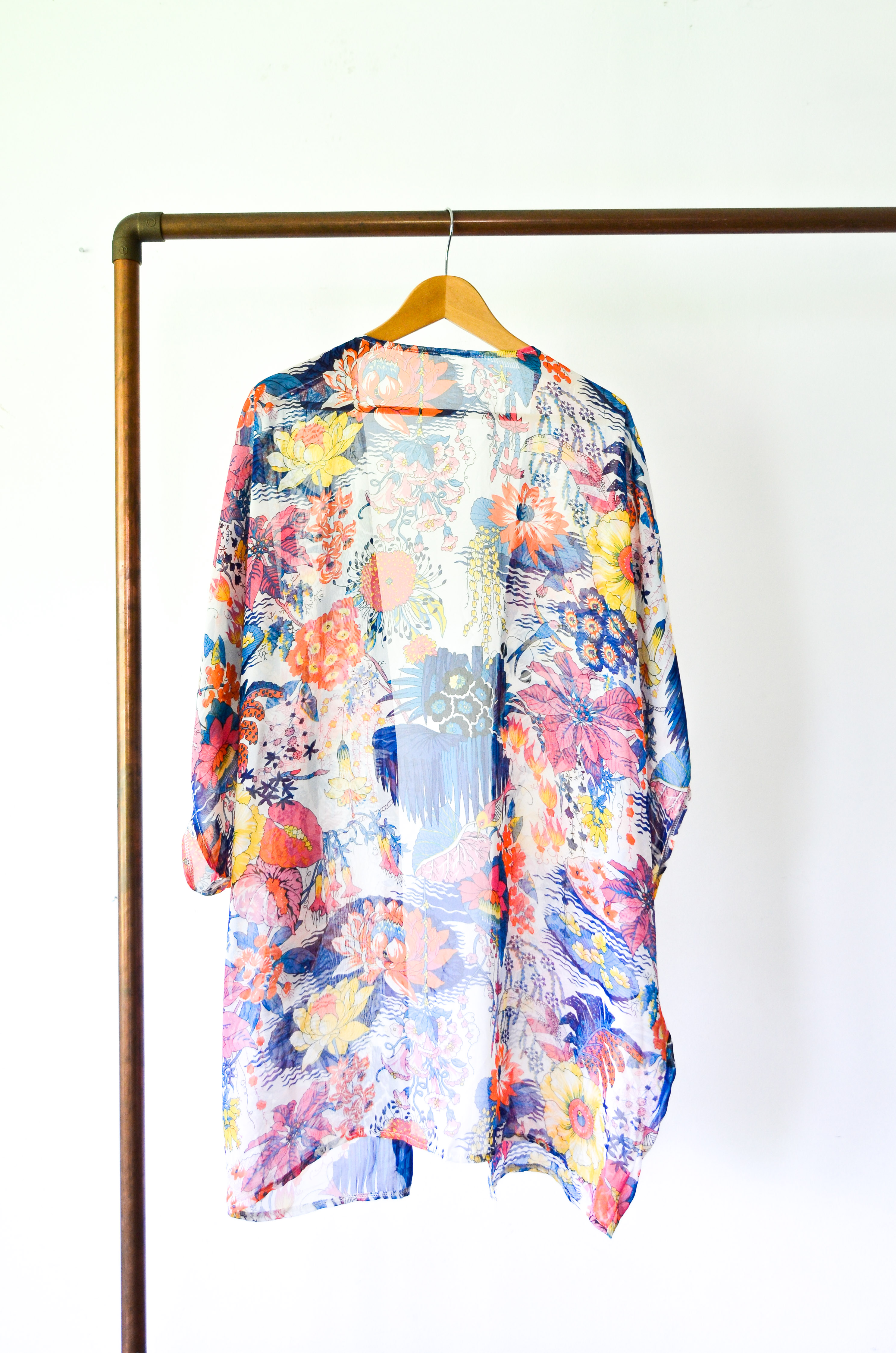 Kimono floral print