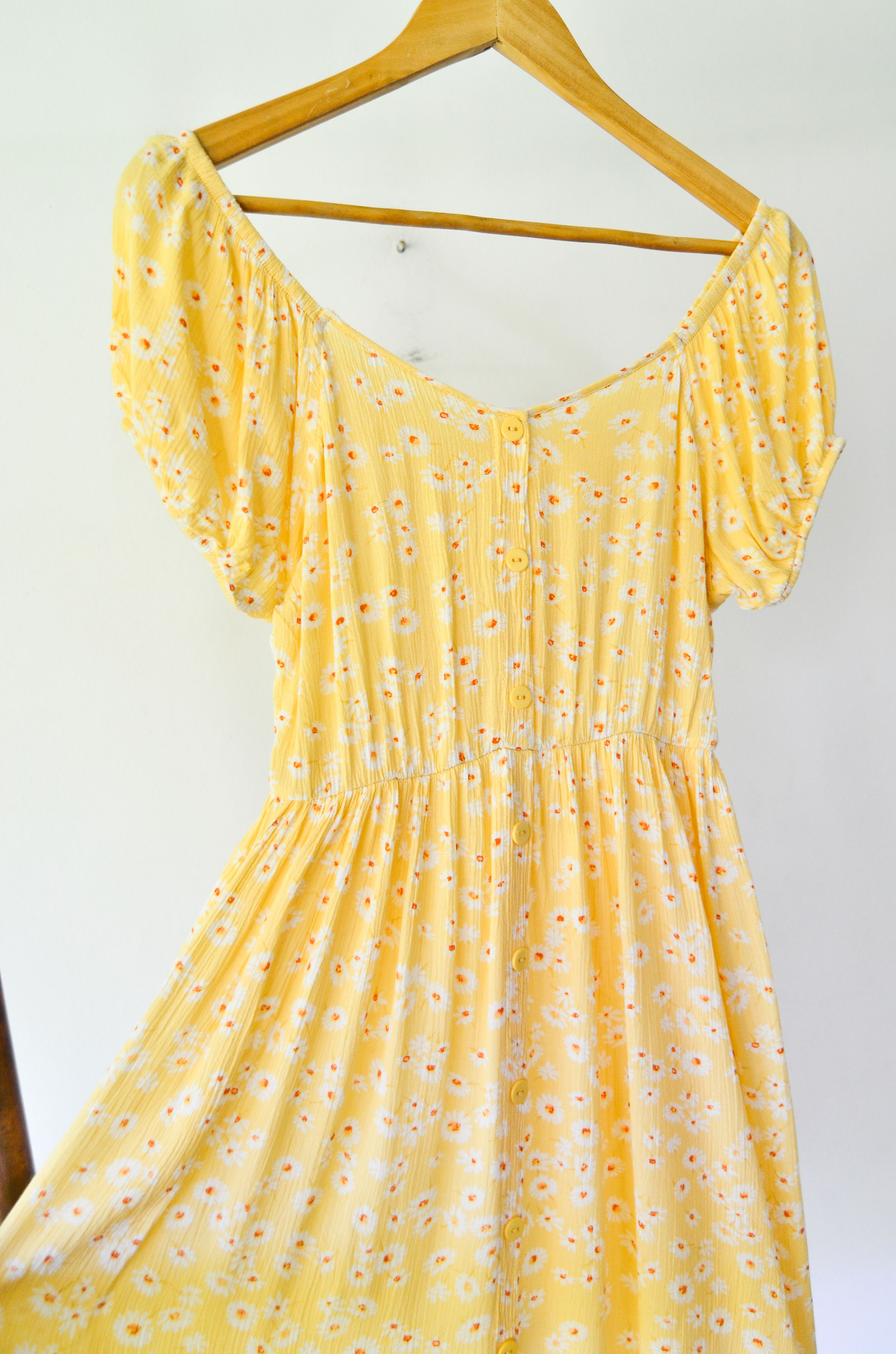 Vestido amarillo pastel cute