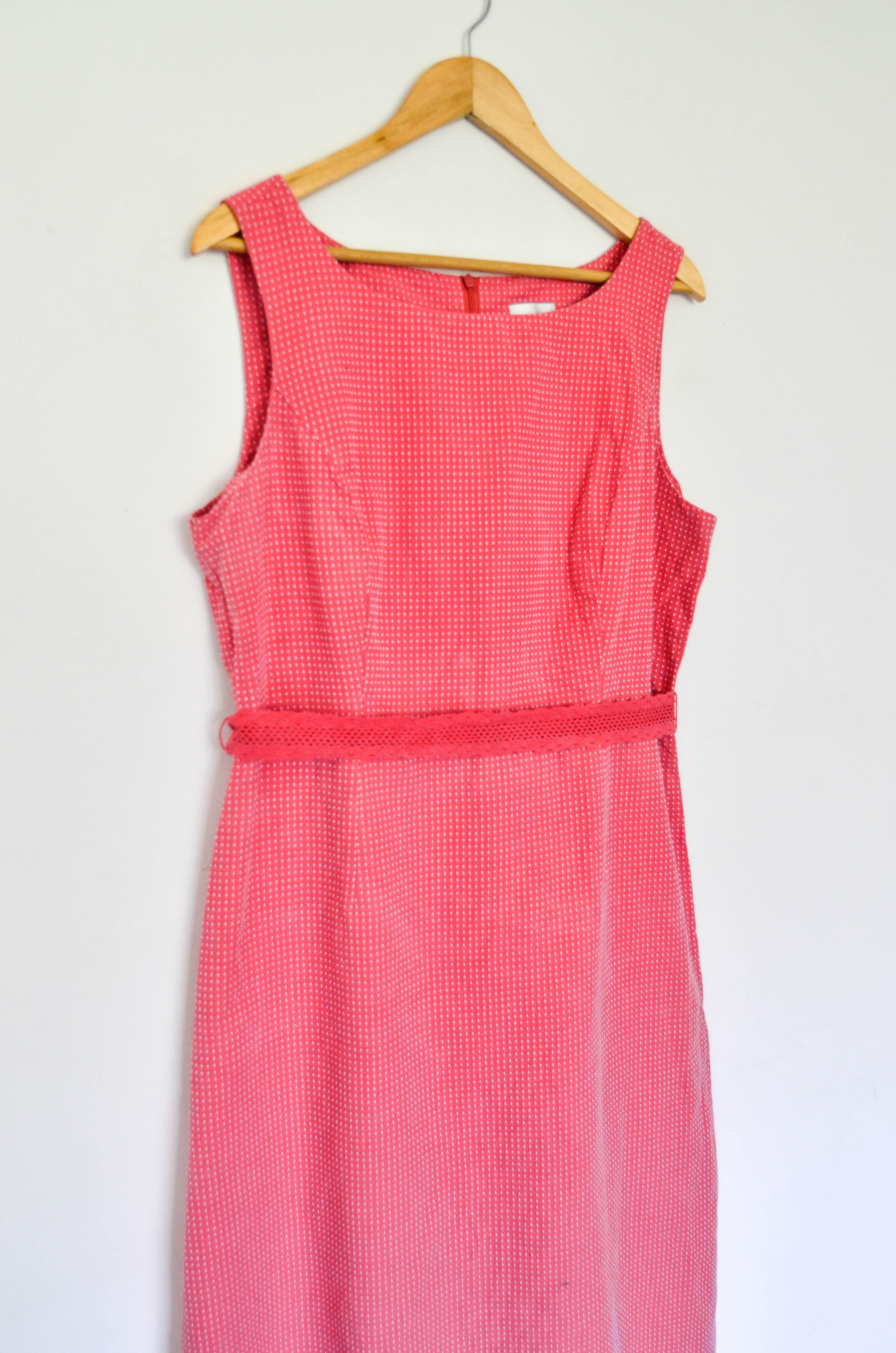 Vestido coral dots