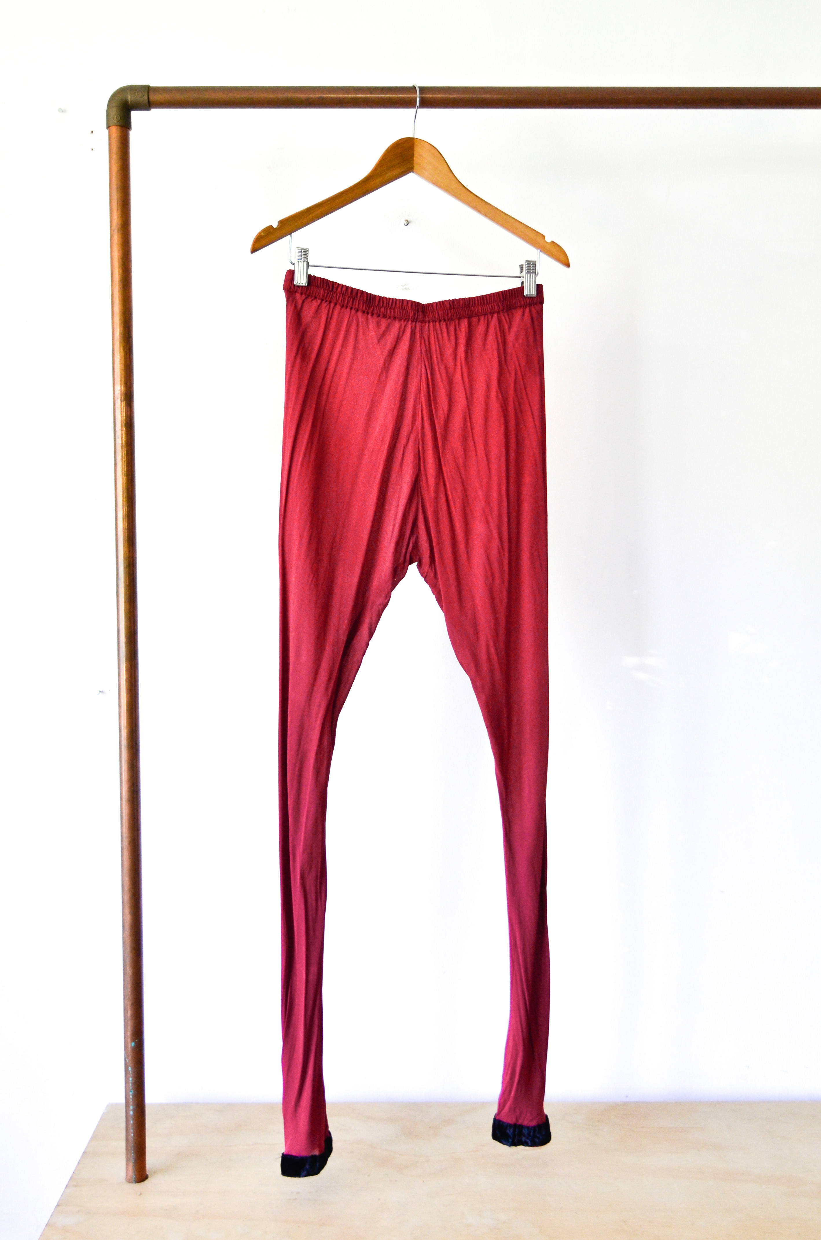 Pantalón rojo transparencia vintage