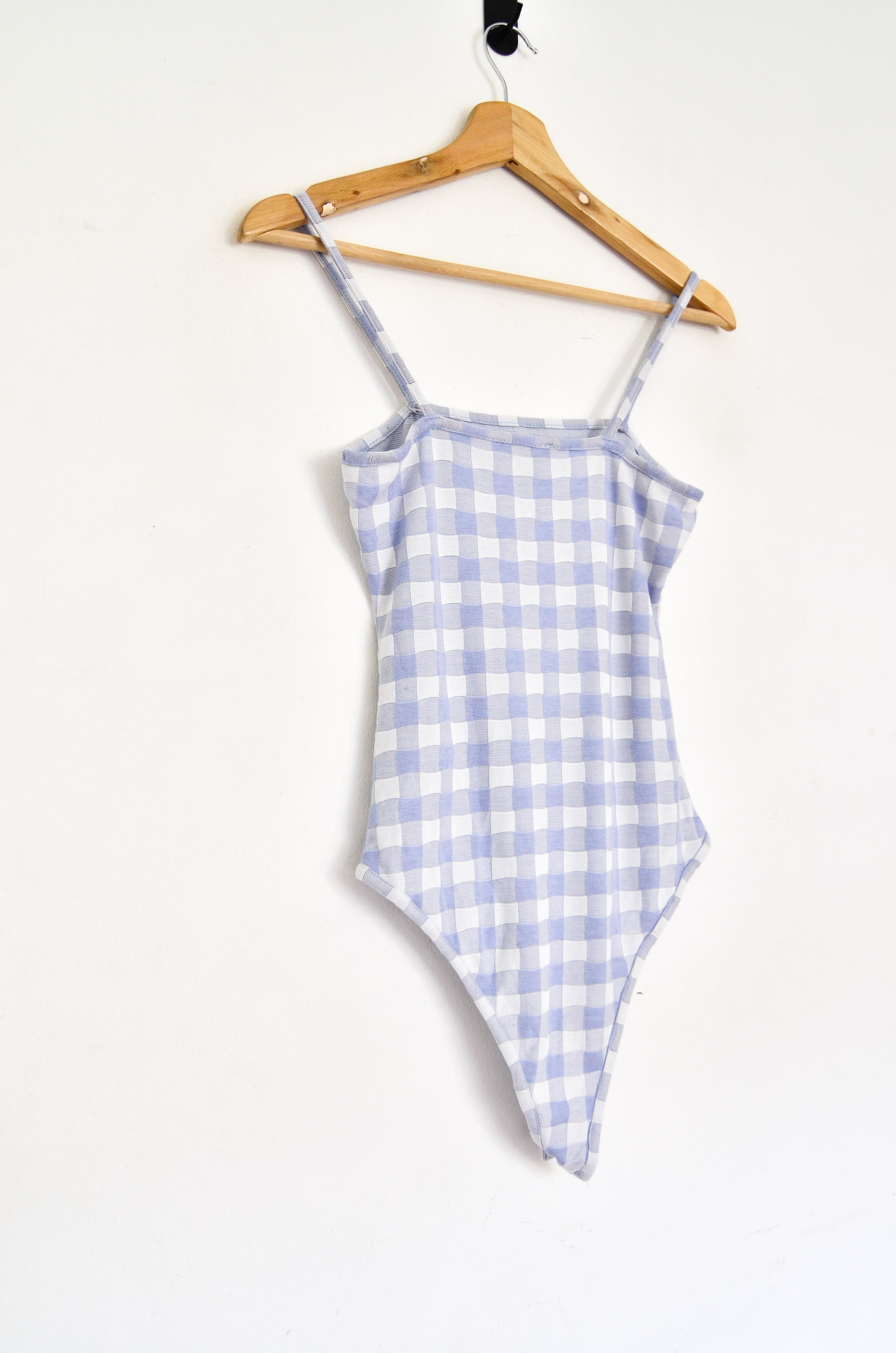 Body gingham babyblue