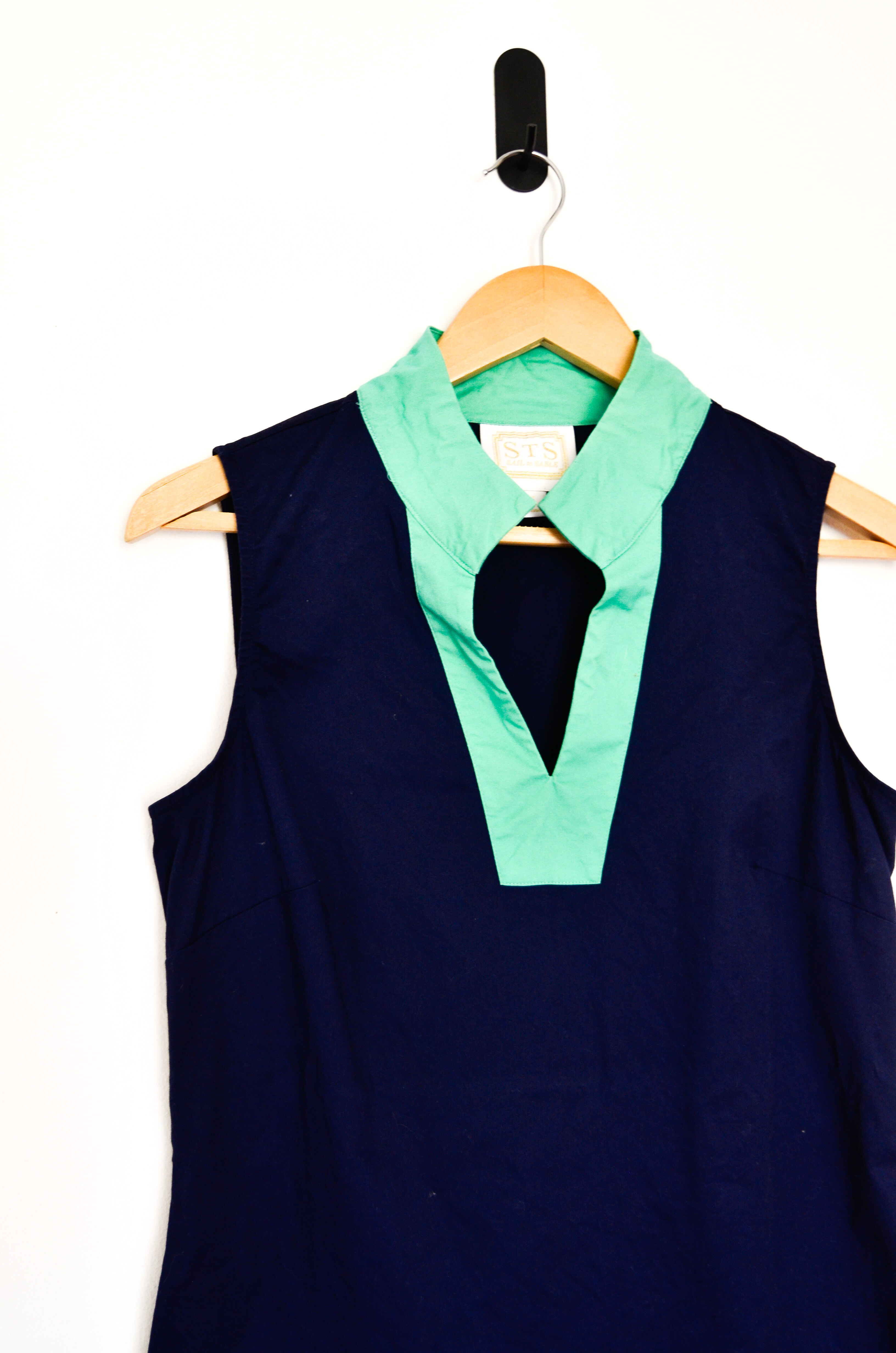 Vestido navy green