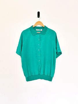 Blusa verde 80s