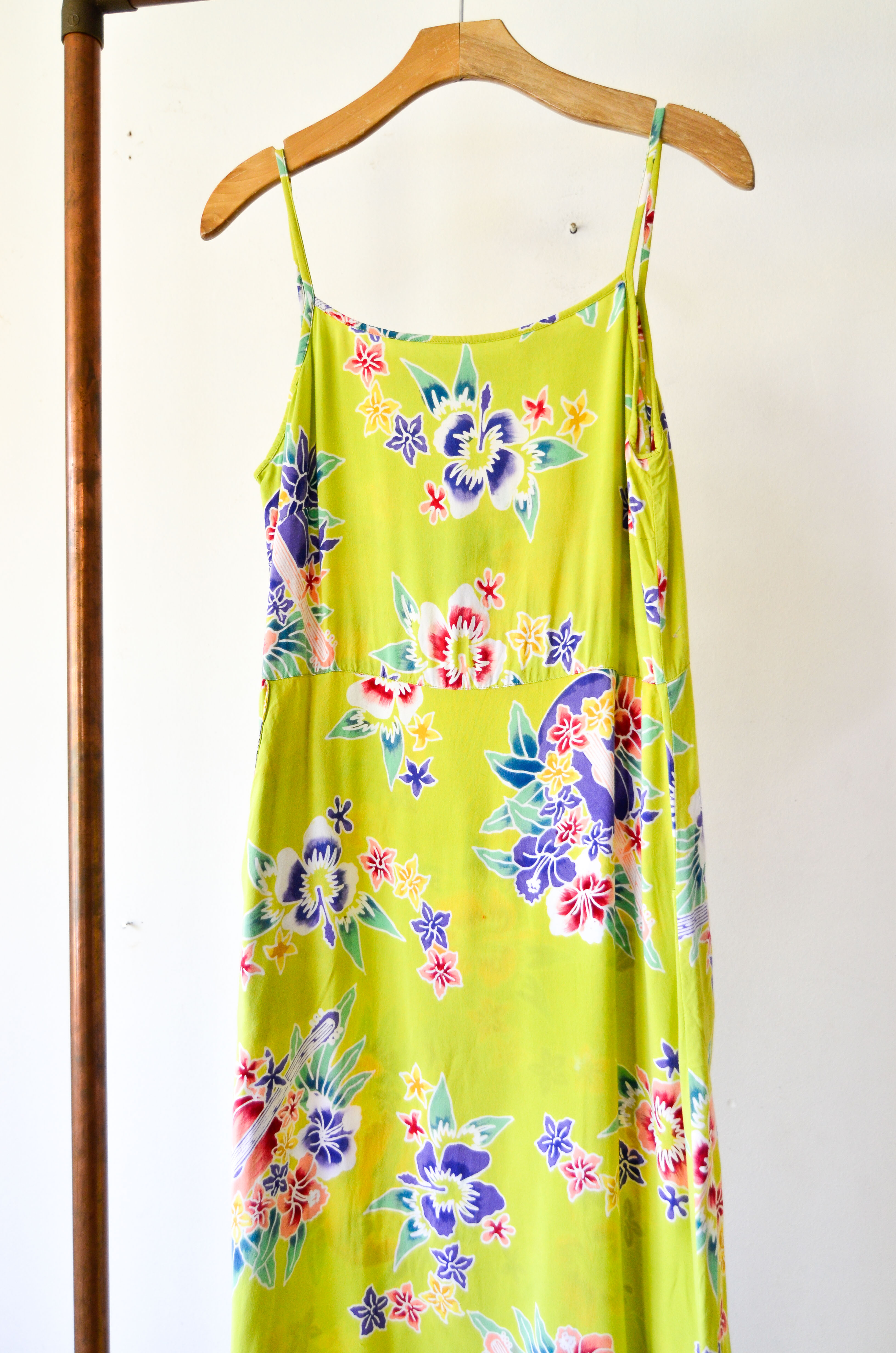 Vestido tropical green