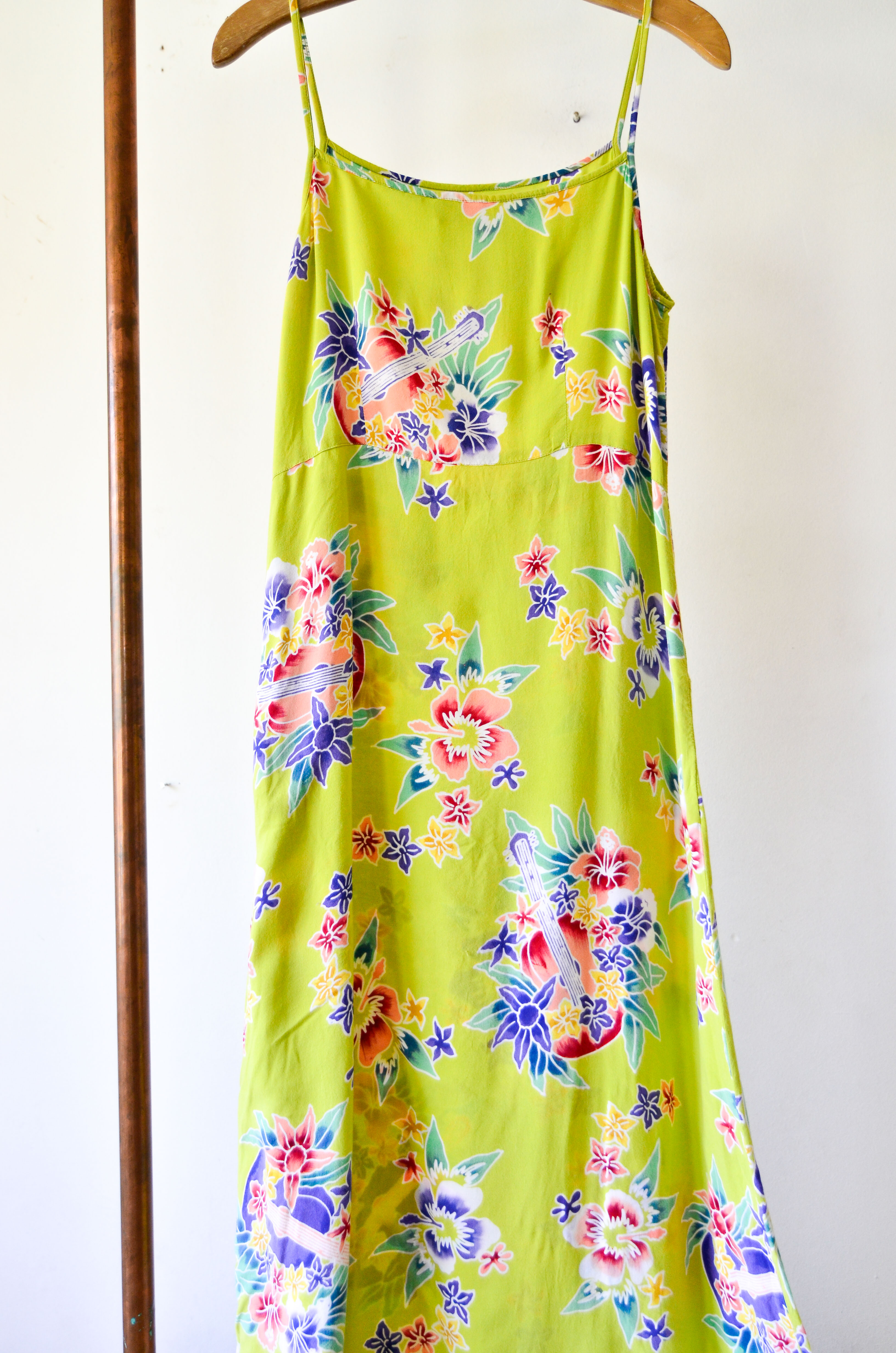 Vestido tropical green