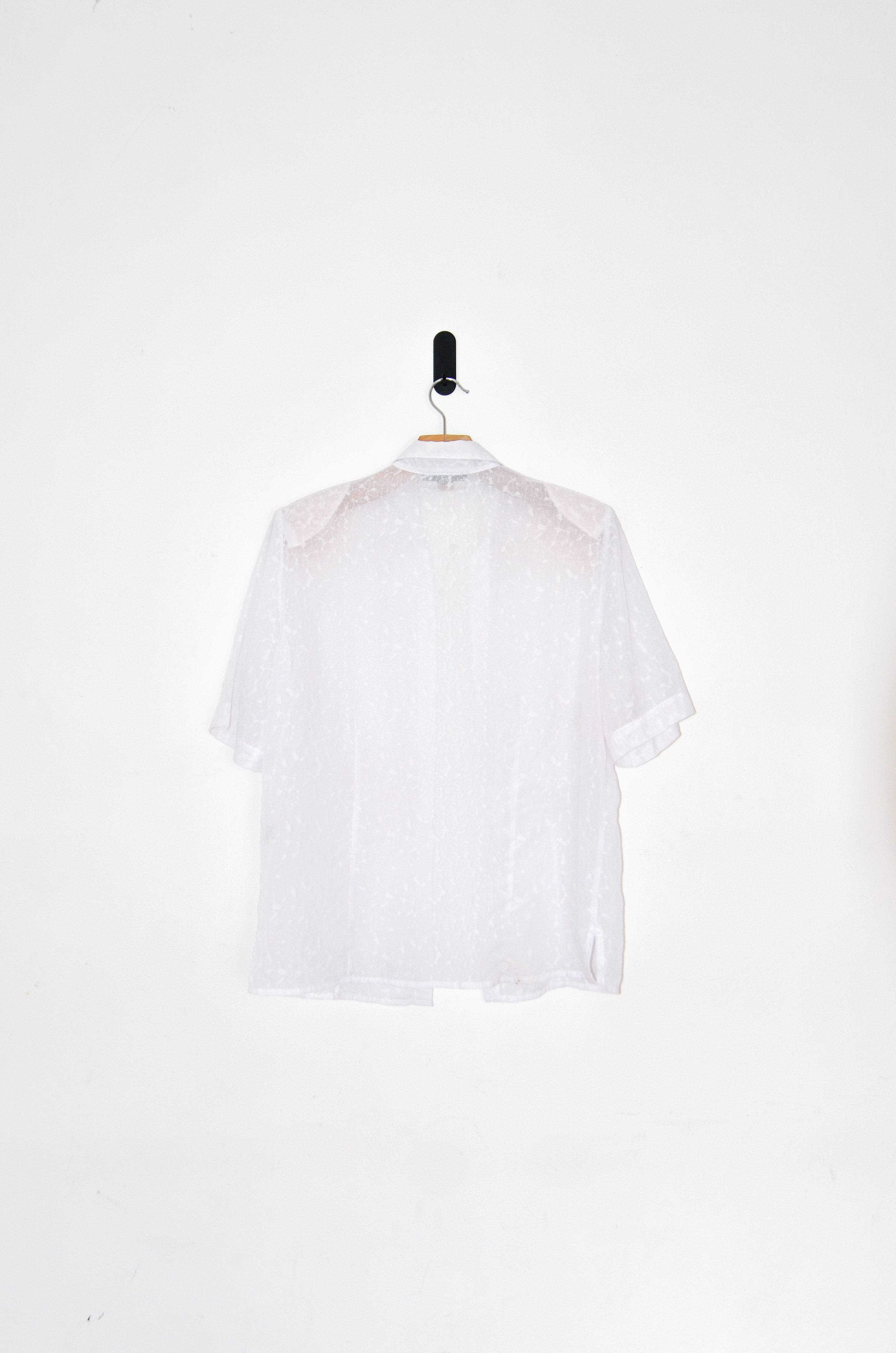Blusa tapado blanco transparencia