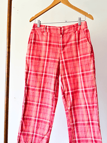 Pantalón coral tartán 90s