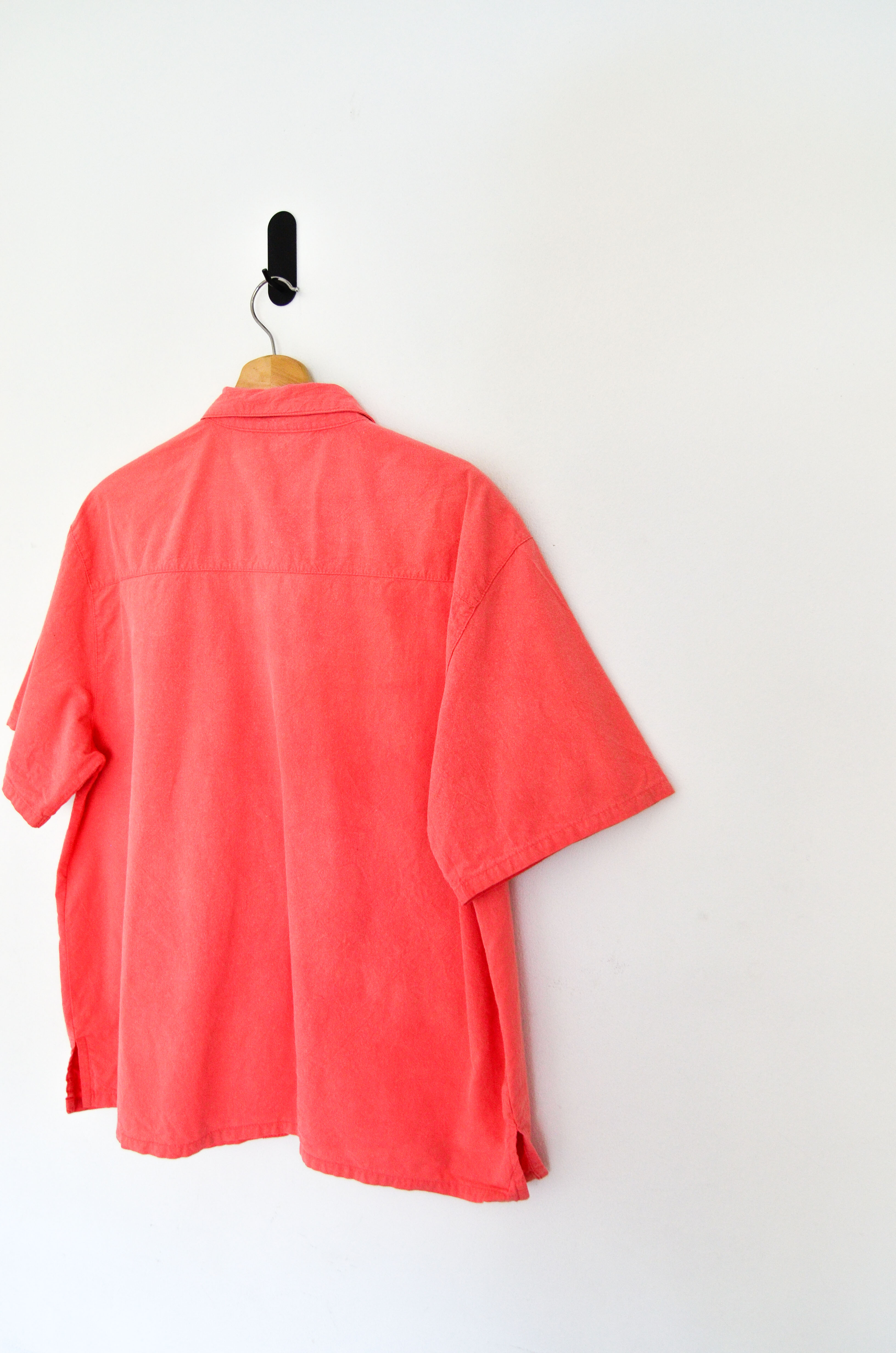 Camisa coral cotton bordada
