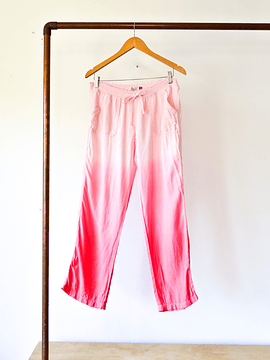 Pantalón rosado degradé