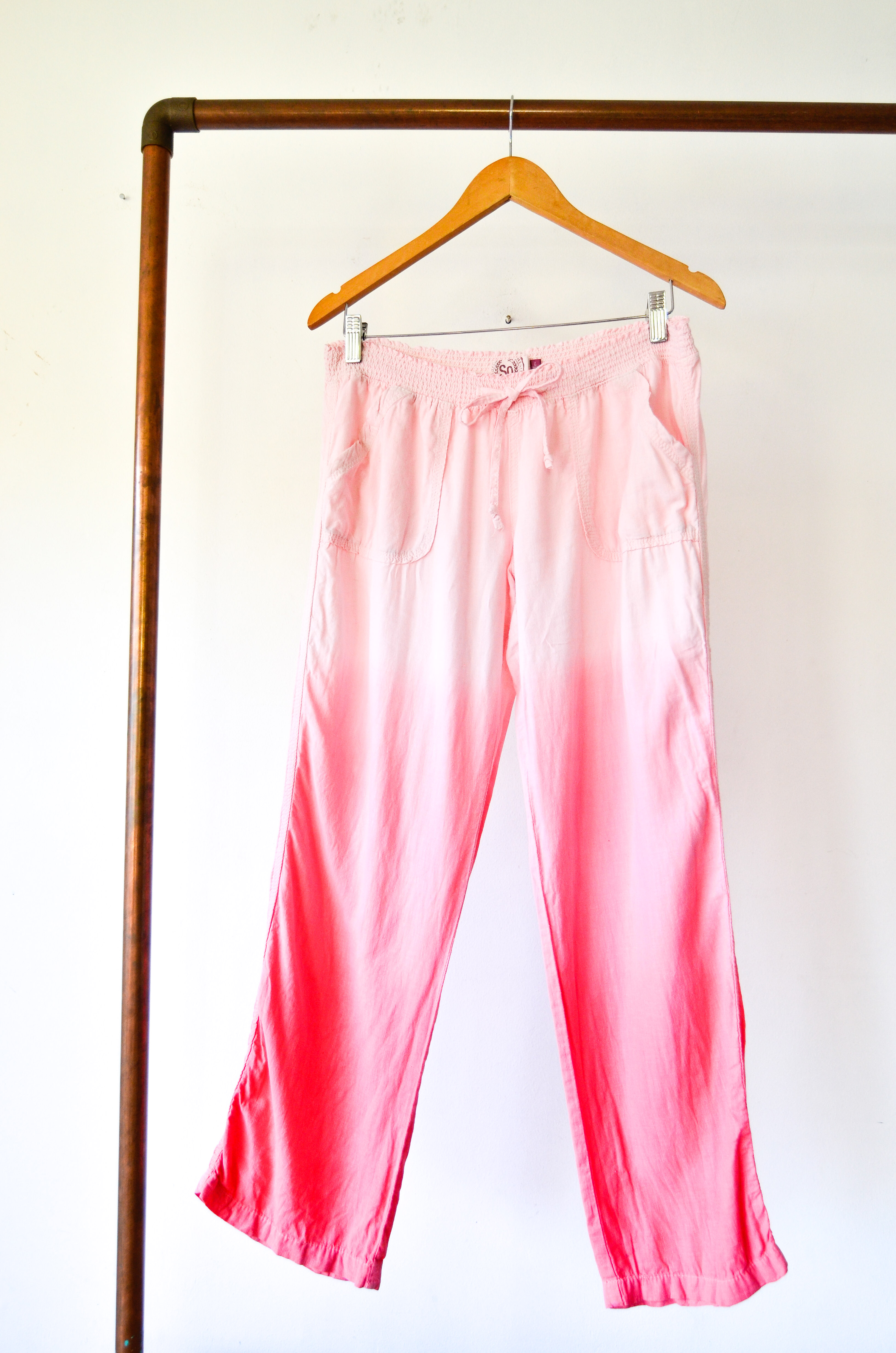 Pantalón rosado degradé