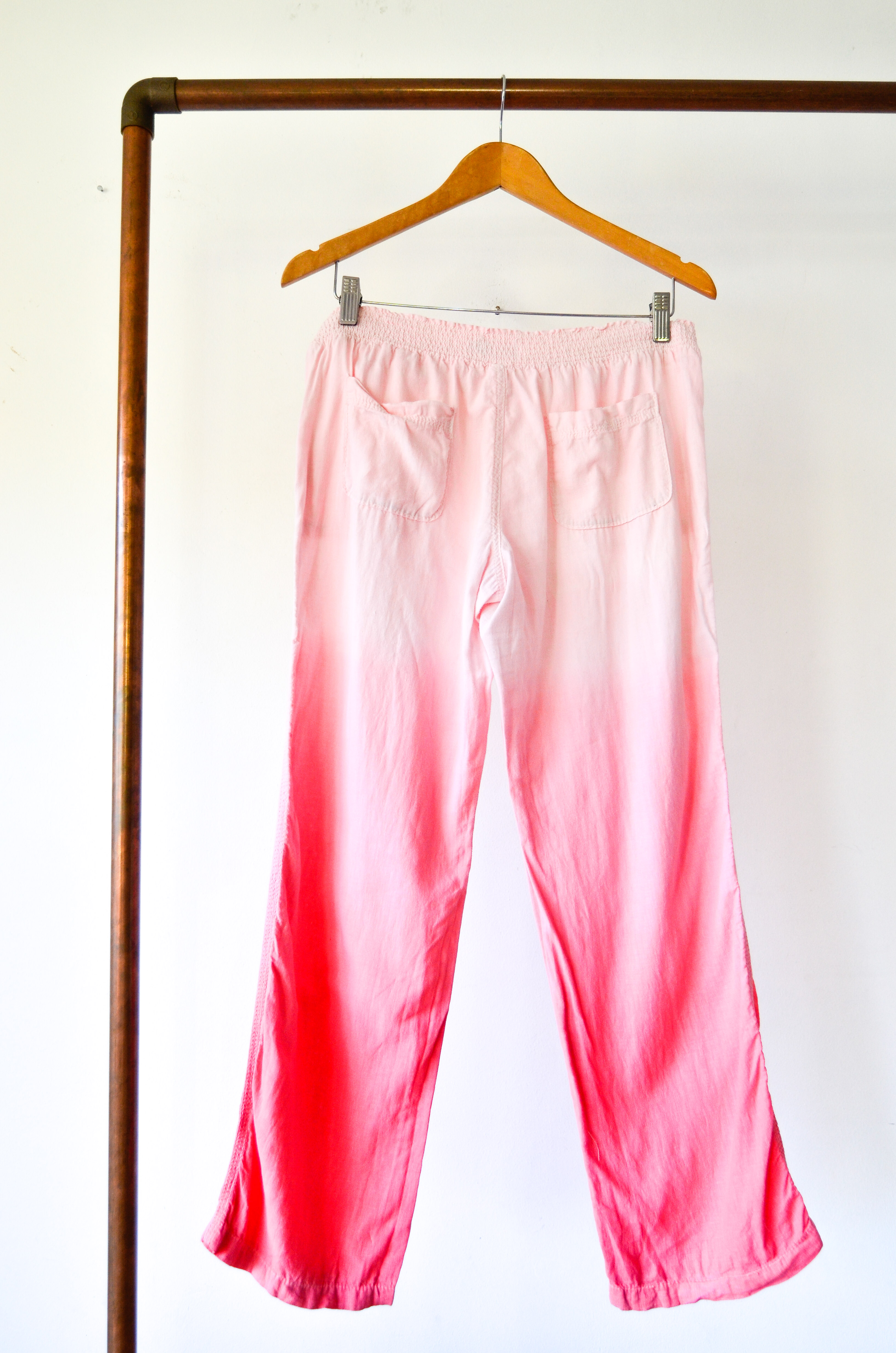 Pantalón rosado degradé