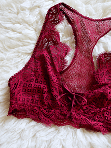 Bralette burdeo encaje