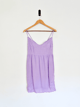 Vestido solera lilac