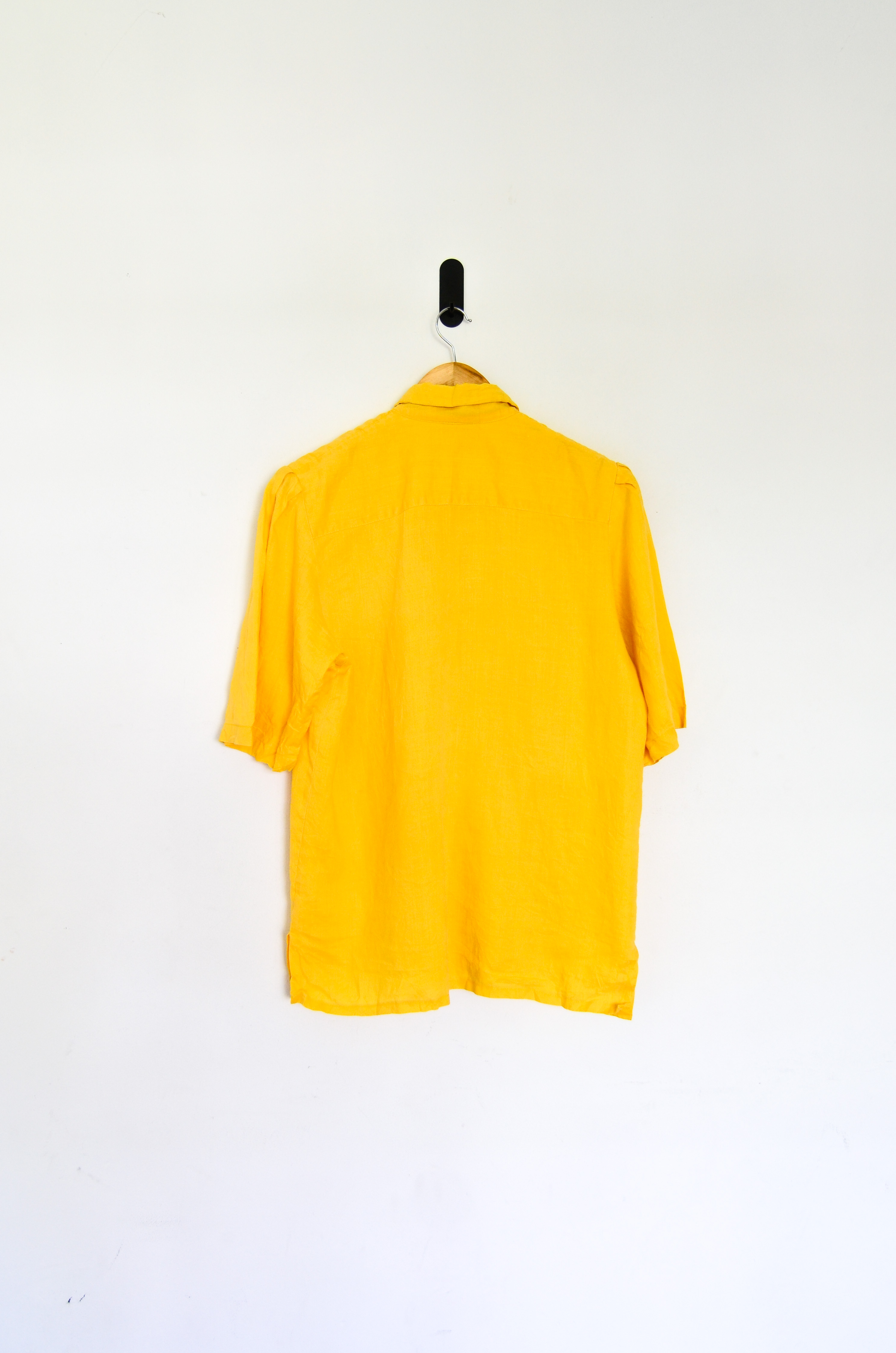 Blusa lino amarillo vntg