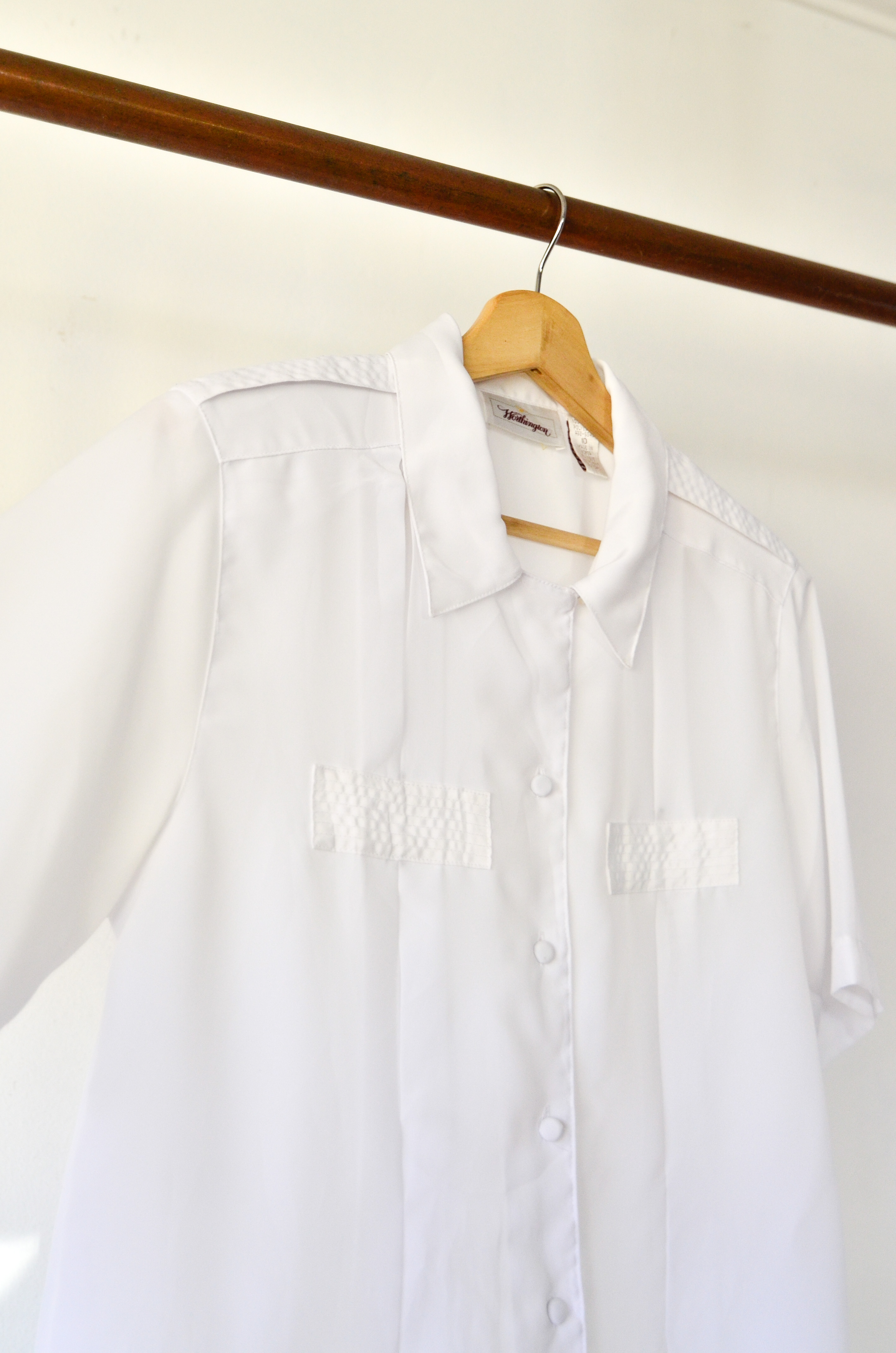 Blusa blanca vintage 