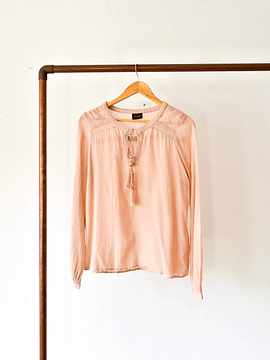 Blusa beige boho 