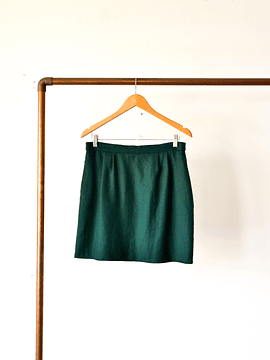 Mini falda verde vintage