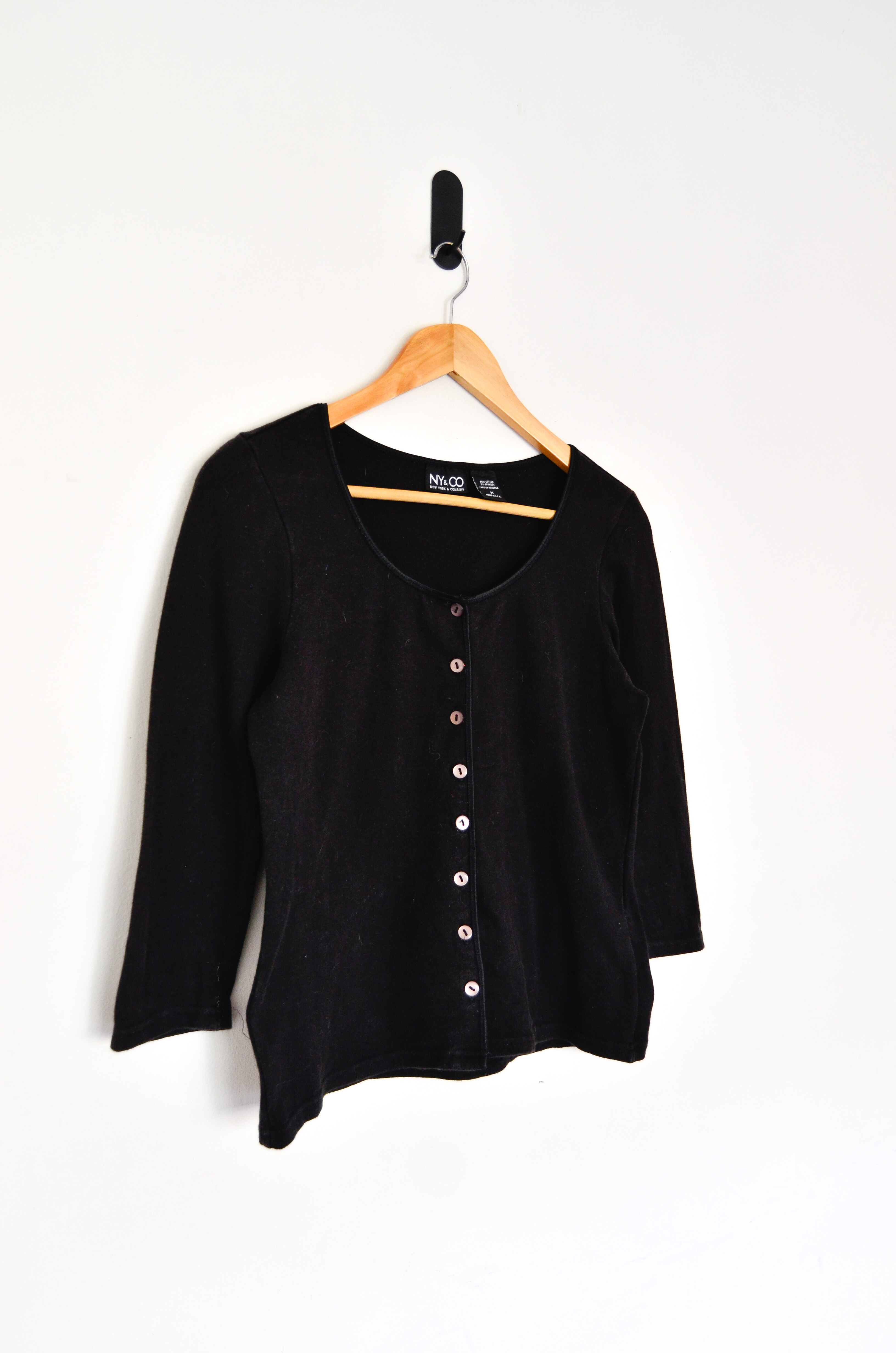 Top cardigan botones