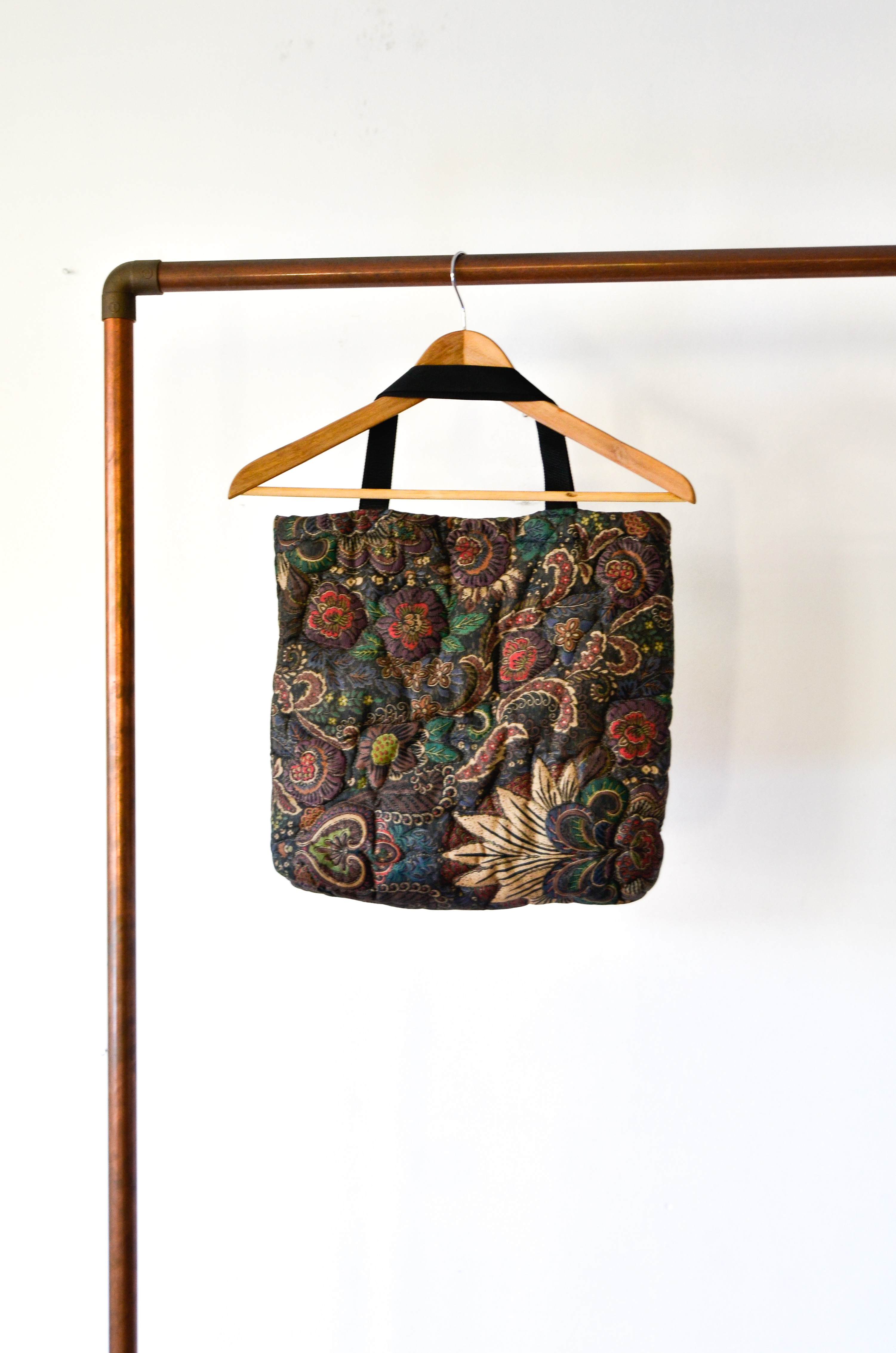 Totebag quilted paisley