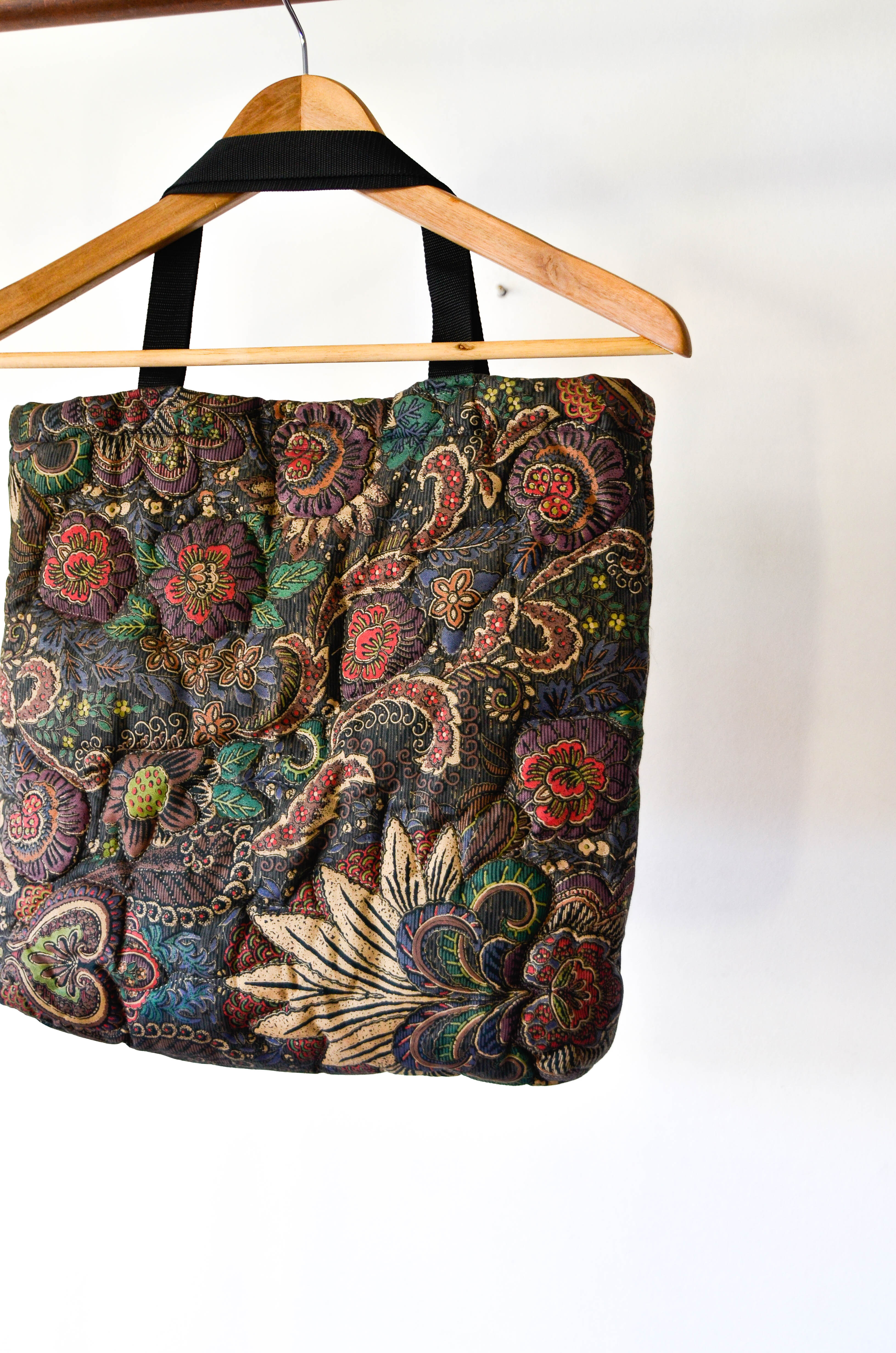 Totebag quilted paisley