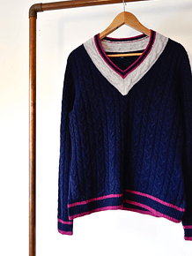 Sweater trenzado lana