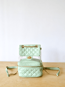 Mochila quilted pastel